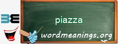 WordMeaning blackboard for piazza